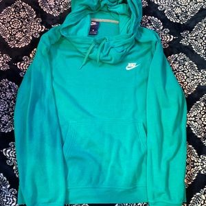 Nike hoodie with turtleneck size large